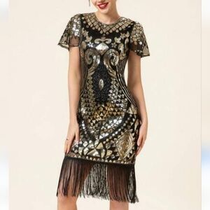 Gatsby Style Flapper Dress